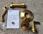 Kohler TS22026-4-2MB Tempered Bath/shower Trim Vibrant Brushed Modern Brass Read. Fixed Price $99.00.