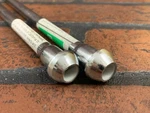 Sink Lav Riser Supply Tube 3/8" Bendable Copper Chrome Plated Lot Of 2. Fixed Price $6.42.