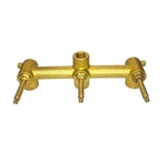 New Replacement Solid Brass 3 Handle Wall Mount Shower Faucet Base Only 8 Inch. Fixed Price $29.95.