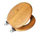 Round Closed Front Toilet Seat Warm Honey Oak Design House Dalton Rustic Motif. Fixed Price $45.79.