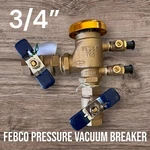 Febco 3/4" 765-QT Pvb Watts Pressure Vacuum Breaker Backflow Preventer Valve. Fixed Price $144.07.
