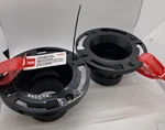 2 Pack Oatey Twist-n-set Closet Flange Replacement Abs Black 4" #43650. Fixed Price $29.95.