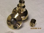 Grohe Relaxa Plus, Shower Head, Polished Brass, Nos, Massage And Regular Sprays. Fixed Price $399.00.