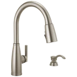 Delta Varos Pull-down Kitchen Faucet Spotshield Stainless-certified Refurbished. Fixed Price $164.10.