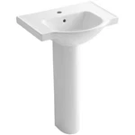 Nib: Nice Kohler Veer Bathroom White Pedestal Base + Sink Set (K-5248-1-0). Fixed Price $349.95.