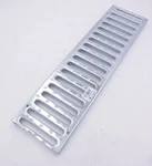 5" X 20" Nds 824 Slotted Galvanized Steel Grate. Fixed Price $31.49.