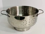 Revere Ware Colander Large Stainless Steel Kitchen Strainer Double Handle 10. Fixed Price $30.00.