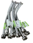 10 Ez-fluid 16-INCH Metal Nut Toilet Water Supply CONNECTOR,3/8 Compression X.... Fixed Price $83.86.