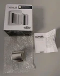 Kohler Vibrant Brushed Nickel Awaken Adjustable Wall Bracket. Fixed Price $30.00.