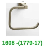 Signature Hardware Ultra 6-1/2" Wall-mounted Towel Ring Brushed Nickel. Fixed Price $57.02.