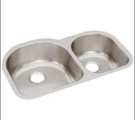 Elkay Lustertone Ss 31-1/4 X20 X7-1/2 Offset Sink ELUH3119R. Fixed Price $275.00.