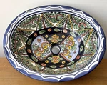 Beautiful Mexican Talavera Greca Ceramic Handmade Bathroom Sink 17X14X9 Deep New. Fixed Price $129.00.