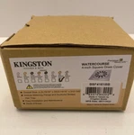Kingston Brass 4" Drain Cover Brushed Square Grid Hair Catcher Open Box. Fixed Price $25.00.