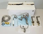 Kallista P22707 For Town Bath Faucet W/ Handshower Lever Handles Matte Nickel. Fixed Price $1199.50.