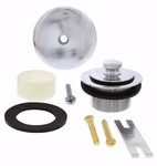 Jones Stephens B51034 One-hole Friction Lift Tub Drain Trim Kit, Chrome. Fixed Price $34.79.