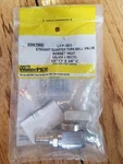 Straight Quarter Turn Ball Valve Watts Water Pex LFP-565 New Use With Tubing. Fixed Price $5.99.