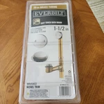 Sealed Everbilt 1-1/2 20GA Brass Pipe Bath Waste&overflow Drain Brushed Nickel. Fixed Price $29.99.