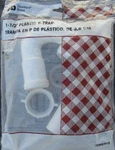 1-1/2" Plastic P-trap Dearborn Brass HDP9704B White Sink Plumbing Repair Parts. Fixed Price $15.68.