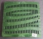 Nds Square Decorative Wave Grate For Basin - Green 1224GRRTL. Fixed Price $34.95.