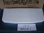 Mansfield / Kilgore Mpp Kpp 16 Toilet Tank Lid Beveled End White 5D. Fixed Price $69.00.
