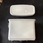 Kohler Bancroft Toilet Tank 1.28 Gpf With Aquapiston In Biscuit 4383-96. Fixed Price $102.00.