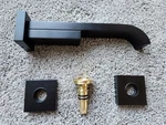 Brizo T70480-BLLHP Siderna 2- Mount Tub Filler Less Handles Matte Black. Fixed Price $175.00.