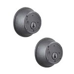 Weslock Deadbolt Double Cylinder Keyed Weathered Pewter. Fixed Price $34.65.