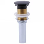Delta Faucet RP72413BL Push Button Pop-up Drain 1-5/8" Brass Matte Black. Fixed Price $123.34.