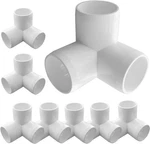 8PACK 1-1/4 Pvc Fittings, 3-WAY Elbow For Heavy Inch, White. Fixed Price $34.59.