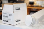 Kohler 1381626-0 Drain Assembly White Finish Bdwof-st/pw & Flange Gasket #7 New. Fixed Price $42.00.