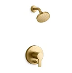 Kohler Ebate 1-HANDLE Wall Mount Shower Trim Kit Vibrant Brushed Moderne Brass. Fixed Price $189.00.