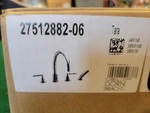 Dornbracht 25043892-080010 Two Hole Free Standing Tub Mixer No Legs Platinum. Fixed Price $1100.00.