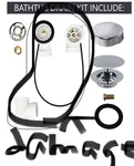 Damaged D50P45-26 45" Cable Drive Standard Bath Drain Trim Kit Rotary Overflow. Fixed Price $29.95.