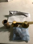 Kohler K-T77981-4-2MB Brass Wall Mount Faucet Handles Trim. Fixed Price $336.99.