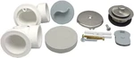 Proflo PFWO354 1-1/2" Brass Lift & Turn Tub Drain Kit Overflow -brushed Nickel. Fixed Price $25.00.