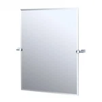 Gatco 4379S Chrome Rectangular Wall Mirror From The Bleu Collection. Fixed Price $157.57.