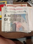 St. Petersburg Times Sept 12 2001 New Day Of Infamy 9/11 World Trade Center. Fixed Price $20.00.