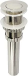 Kingston Brass EV8416 Coronet Push Pop-up Bathroom Sink Drain Without Overflow. Fixed Price $66.05.
