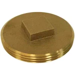 Jones Stephens P50-400 4" Ips Brass Screw Raised Head Plug Free Same Day Ship. Fixed Price $19.95.