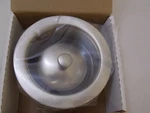 Geberit 152.060.GJ.3 Garbage Disposal Flange & Stopper In 3-1/2" Brushed Nickel. Fixed Price $30.00.