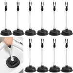 Toilet Plunger Bulk W/ Plastic Handle 16.54 X 5.71 Inches Rubber Bowl Brush. Fixed Price $42.54.