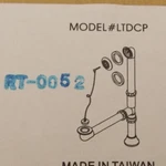 Elizabethan Classics Ltdcp Leg Tub Drain With Chain & Stopper , Polished Chrome. Fixed Price $75.00.