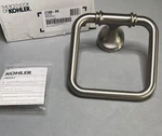 Kohler K-27386-BN Bellera Towel Ring Brushed Nickel. Fixed Price $25.50.