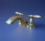 Pearl Nickel Bathroom Sink Faucet W/brass Trim 2530NP, H216NN By Delta. Fixed Price $157.99.