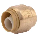 New Sharkbite 1/2 In. Push-to-connect Brass End Stop Fitting. Fixed Price $9.99.