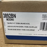 Moen 3892BN Gibson Tub Spout Non Diverting Slip Fit Brushed Nickel. Fixed Price $17.51.