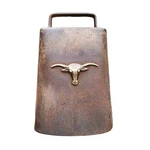 Jones Peak Cow Bell Cast Iron Raised Steer Head And Vintage Antique Finish 6 X. Fixed Price $55.98.