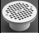 Proflo PF42890 Nickel 6" Grate With 3-1/2" Adjustable Drain Barrel Top. Fixed Price $34.99.
