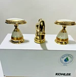 Kohler Luxury New Rare K-280-9B-AU Faucet And Prairie Flowers Artist Edition. Fixed Price $1450.00.