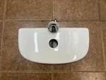Gerber, Water Ridge DF-28-199 Dual Flush, Top Button White Toilet Tank Lid. Fixed Price $75.00.